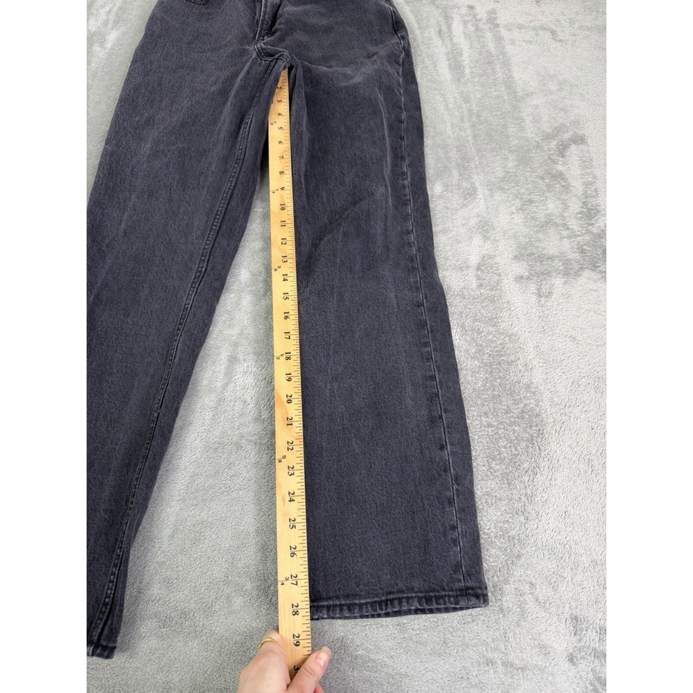 Abercrombie & Fitch The 90s Straight Ultra High Rise Jeans Women's Size 28 Black - Picture 9 of 11